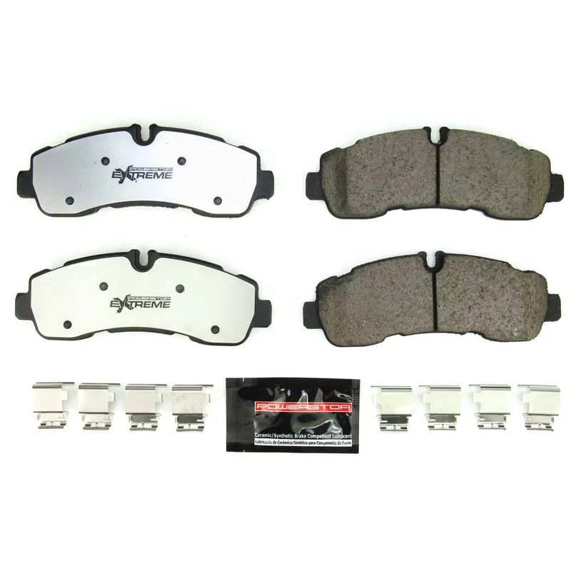 Z36-2281 – POWERSTOP Brake Pad, FMSI Number D2281 Carbon-Fiber Ceramic Brake Pads Set Of 4 With Premium Stainless Ste...